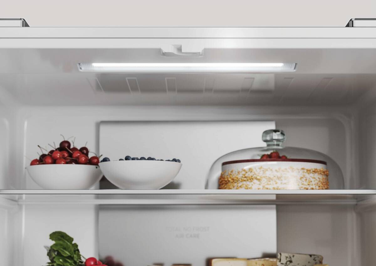 Hoover Multi-Door Kühl-/Gefrierkombination HHCR3818ENPL Edelstahloptik B/H/T: ca. 83,3x181,5x65 cm