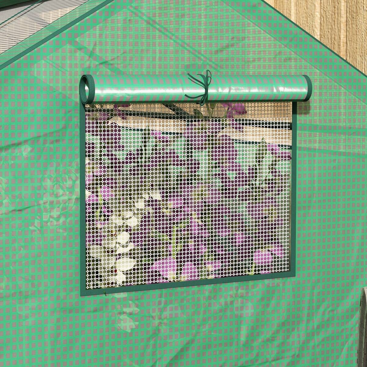 Outsunny Gewächshaus B/H/L: ca. 92x180x92 cm