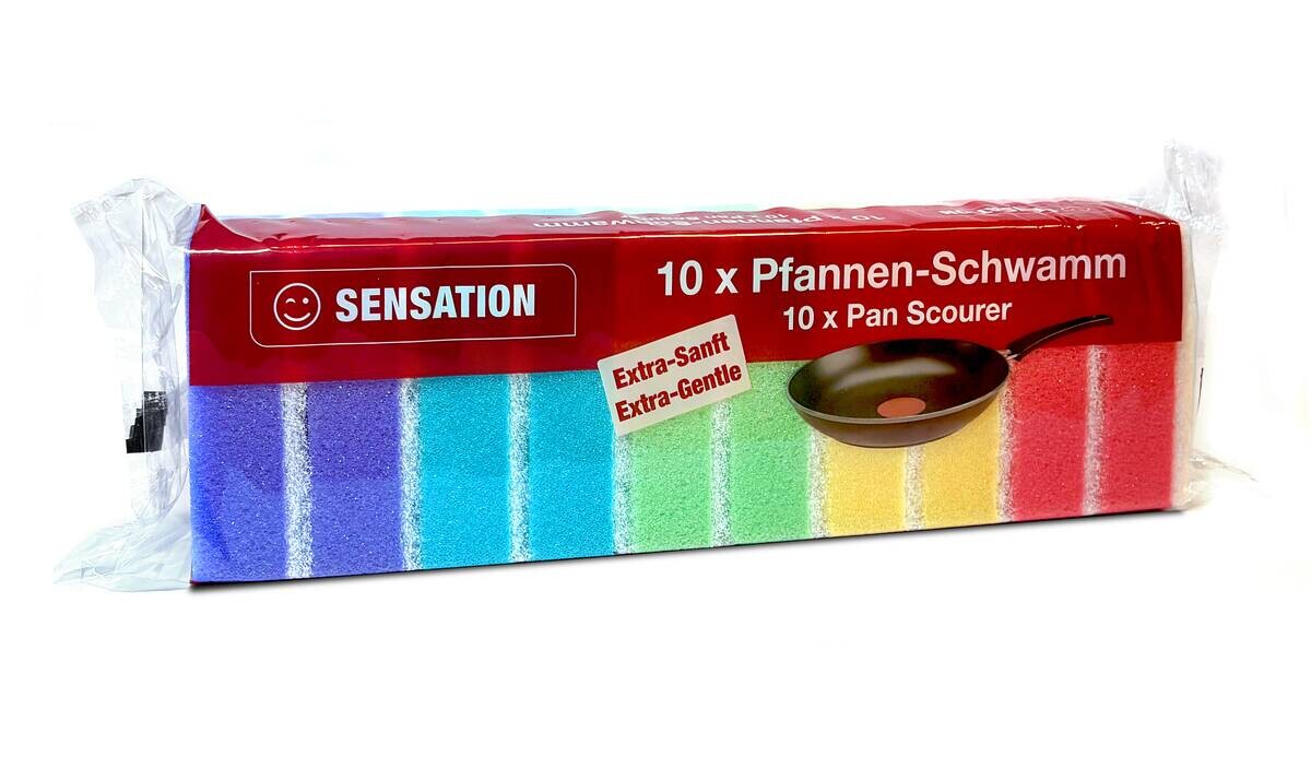 Pfannenschwamm bunt