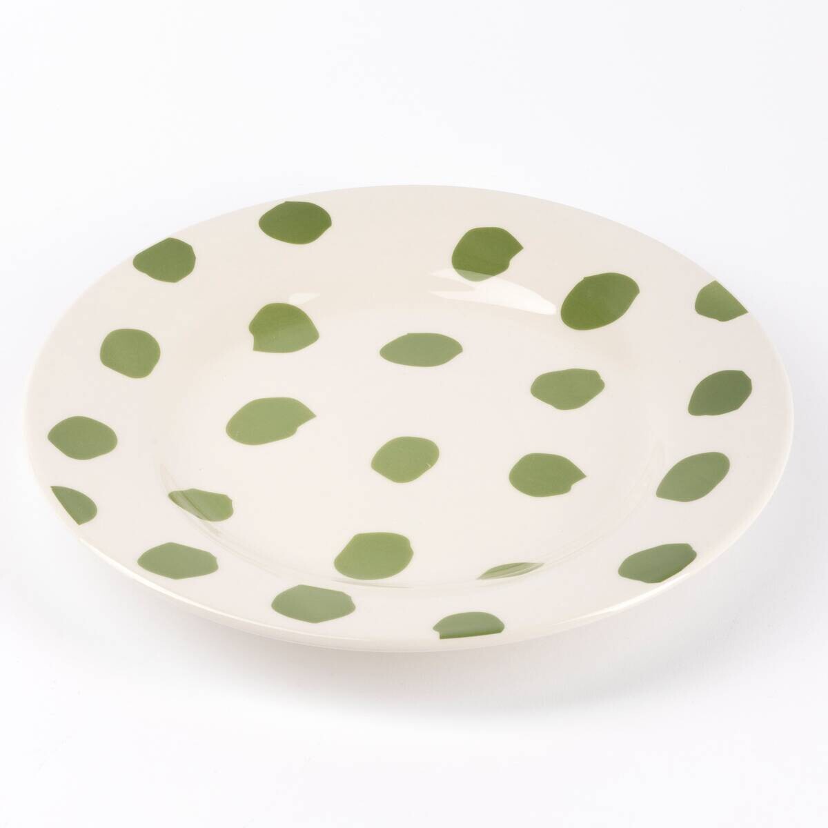 CASA SAMANTHA Teller SABOR grün Steinzeug 3 tlg.