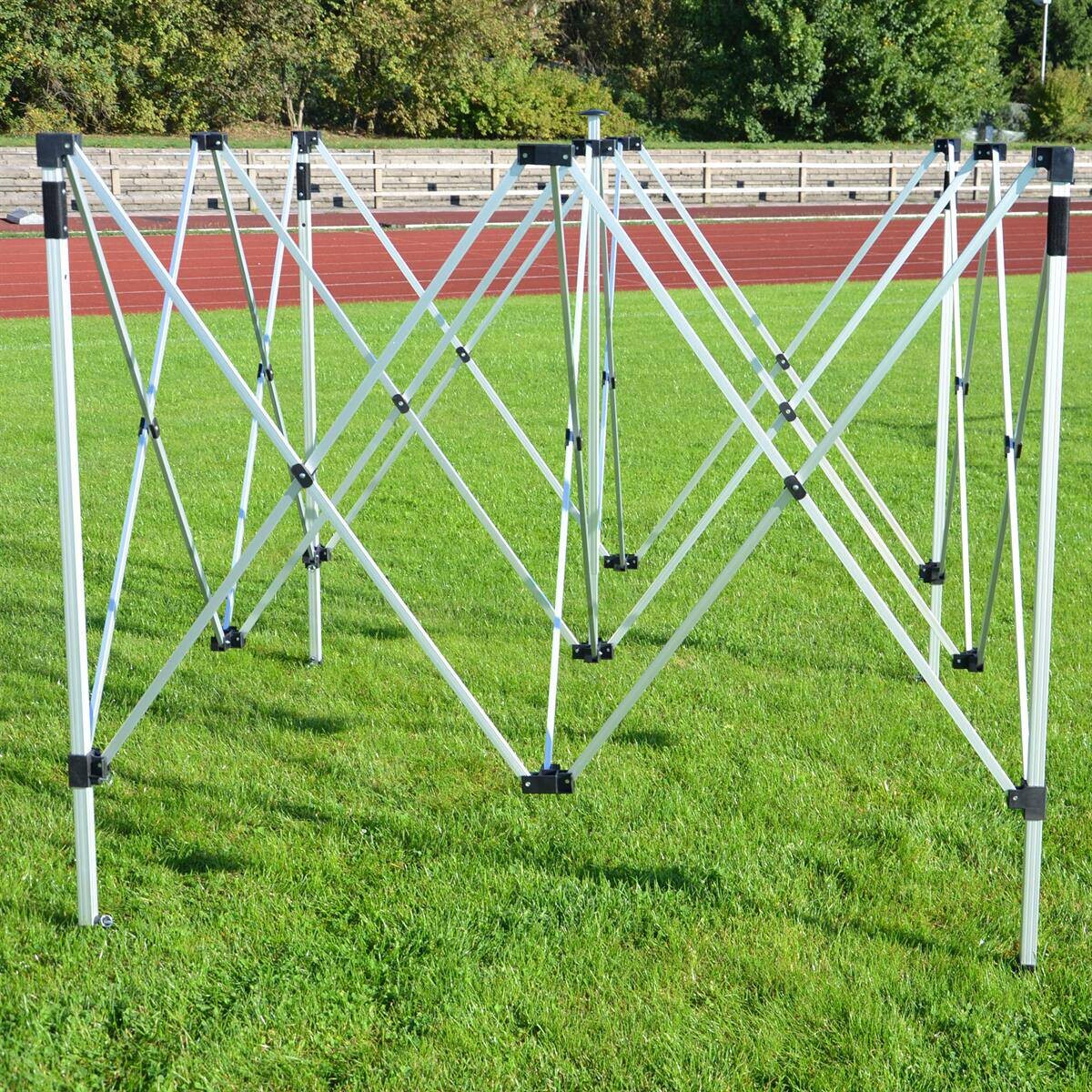 VCM Pavillon PROFI weiß Polyester-Mischgewebe B/H/L: ca. 300x220x300 cm