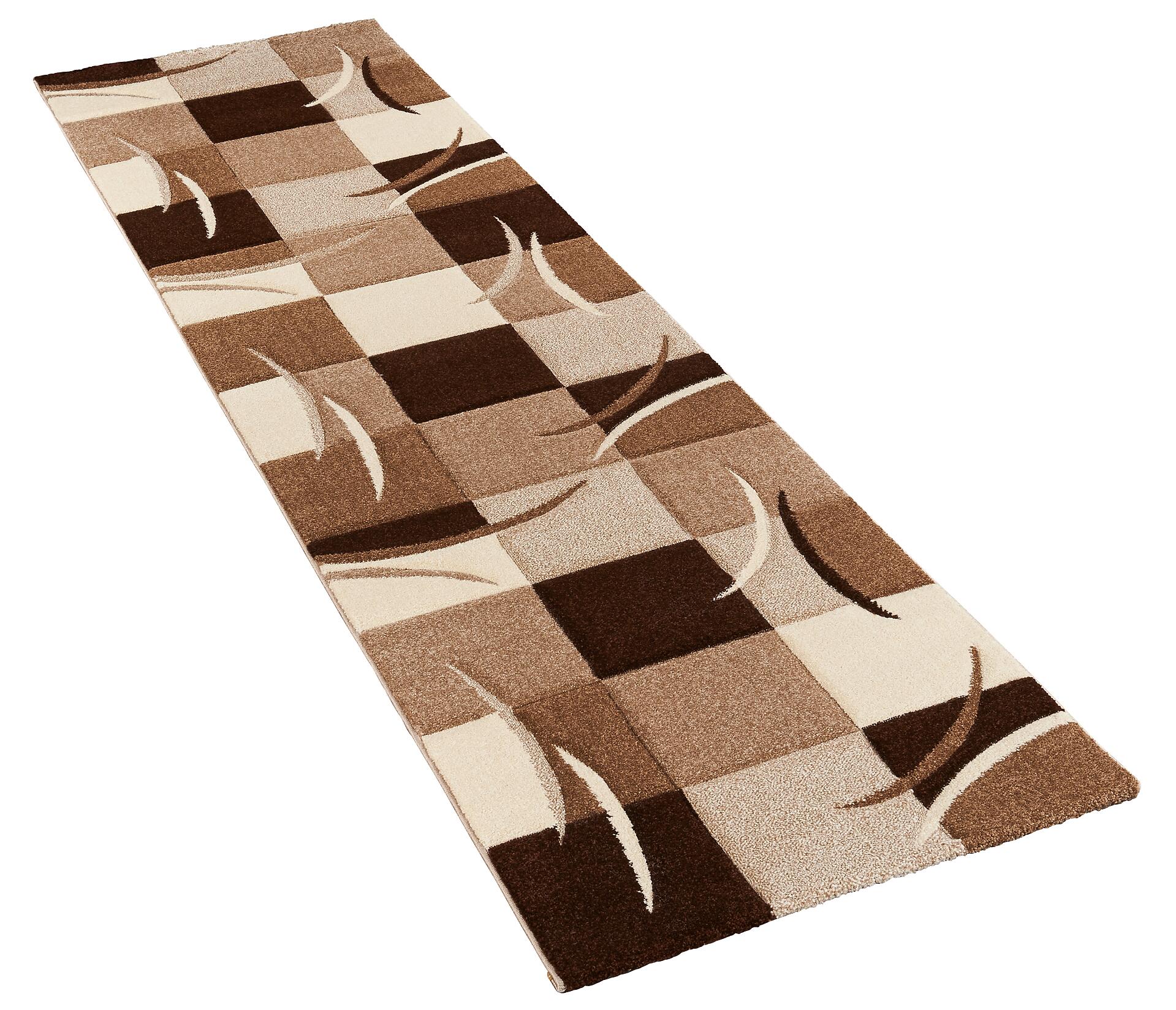 Webteppich Casino braun B/L: ca. 80x300 cm