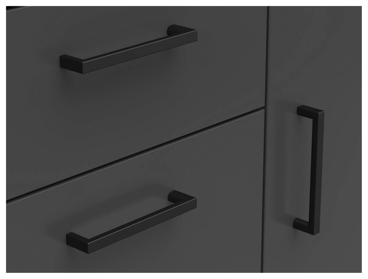 Kommode Multi-Stauraum Typ 26 anthrazit B/H/T: ca. 80x83x40 cm