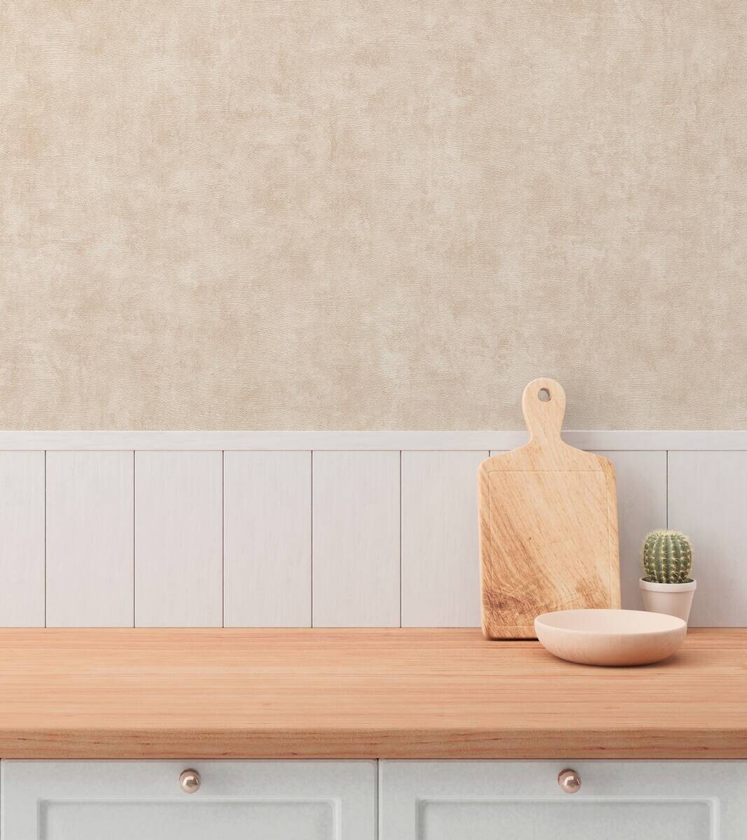 A.S.Creation Vliestapete creme B/H/D: ca. 53x1005x8,6 cm