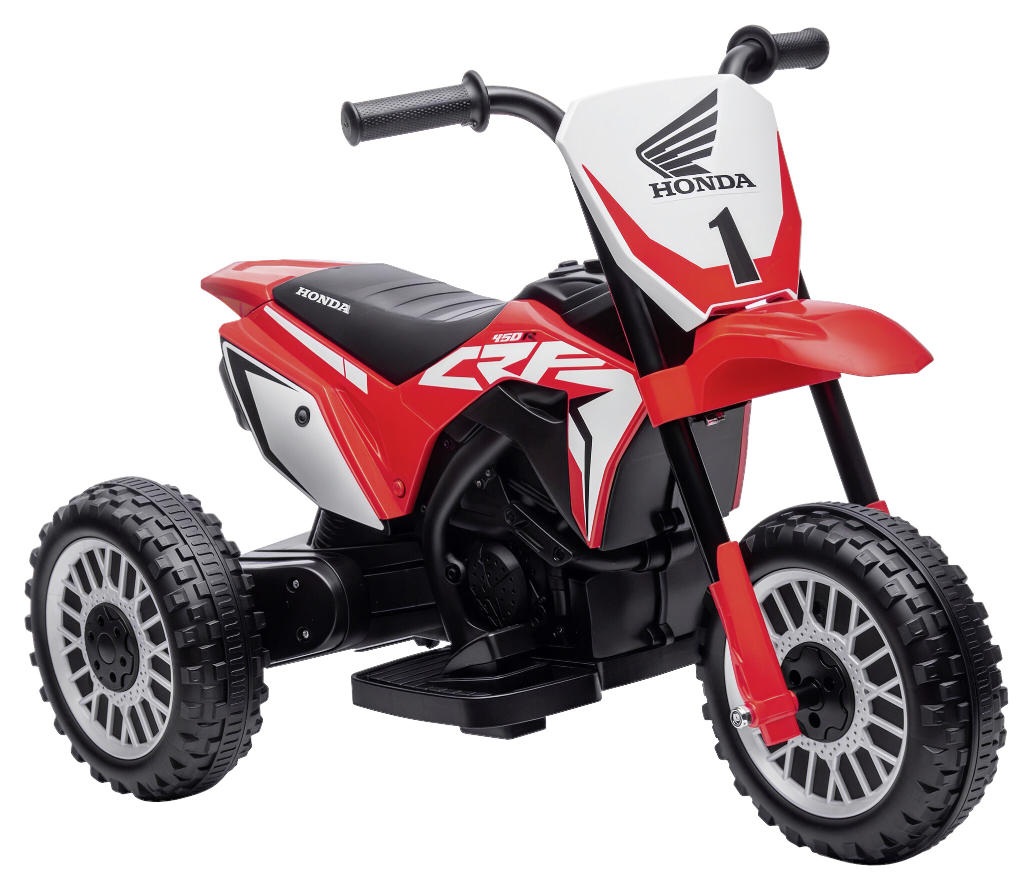 HOMCOM Kinder-Elektromotorrad rot B/H/L: ca. 40,5x43,5x71 cm