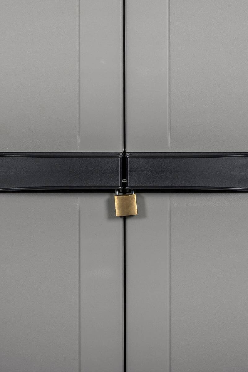 Toomax Kunststoffschrank grau B/H/T: ca. 64x165x37 cm