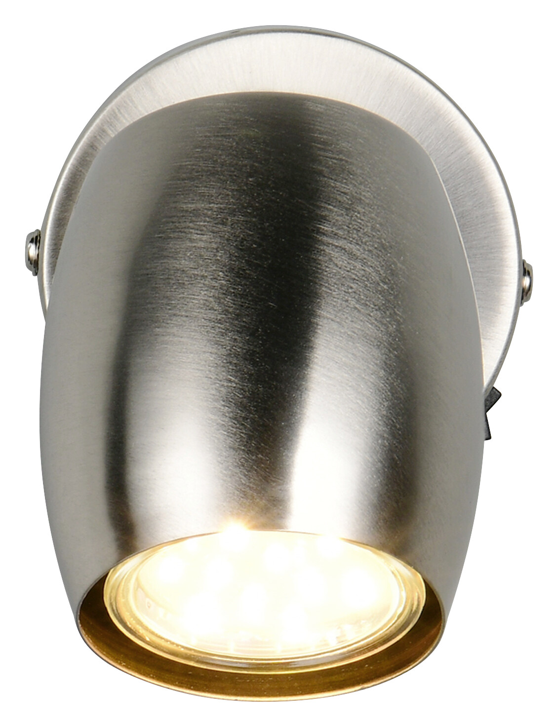 Reality Leuchten Spots Nancy nickel matt Metall B/H/L: ca. 9,5x14x8 cm GU10 1 Brennstellen