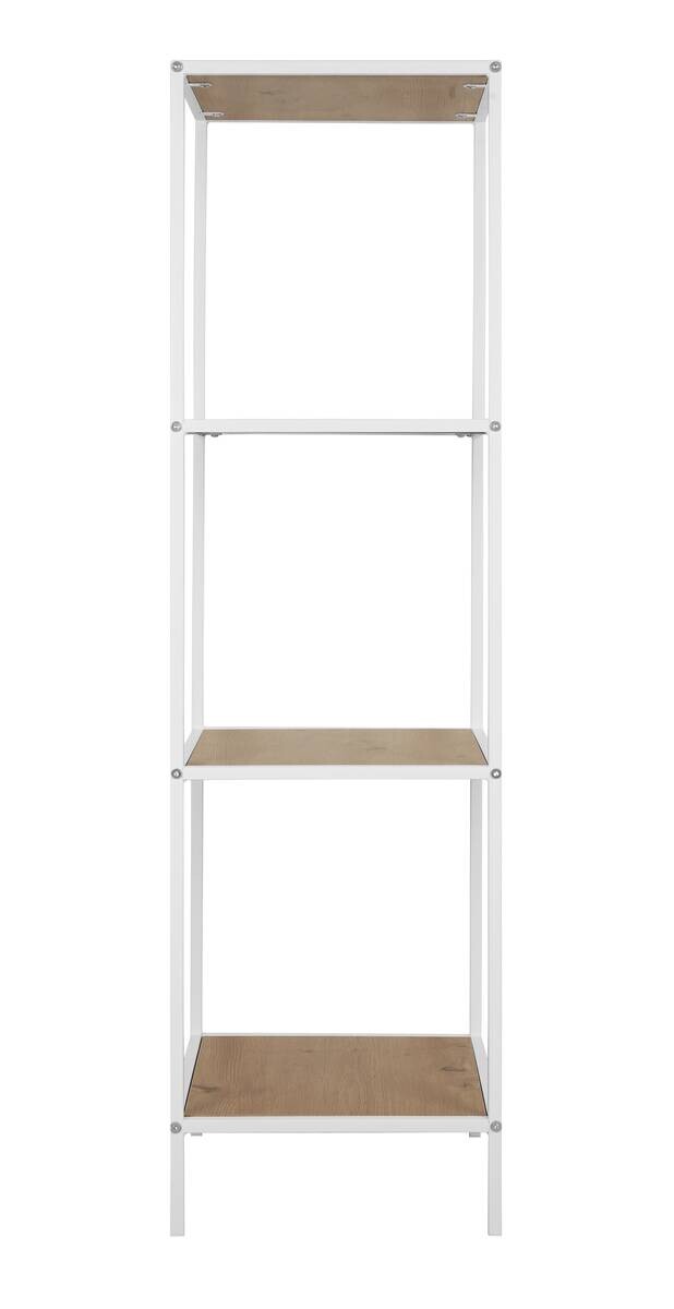 Standregal Tom weiß Eiche Nachbildung B/H/T: ca. 37x118x33 cm