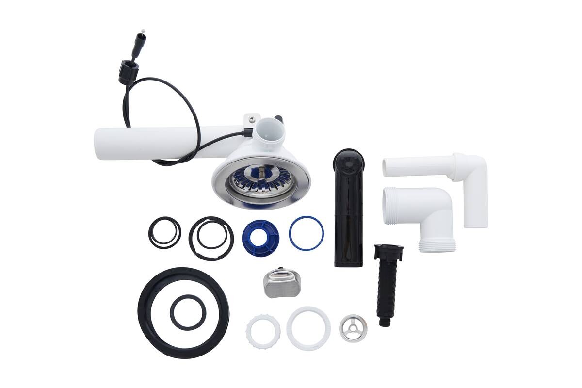 Respekta Einbauspüle Orlando 86 x 50 W weiß Granitverbundmaterial B/H/T: ca. 86x20,9x50 cm