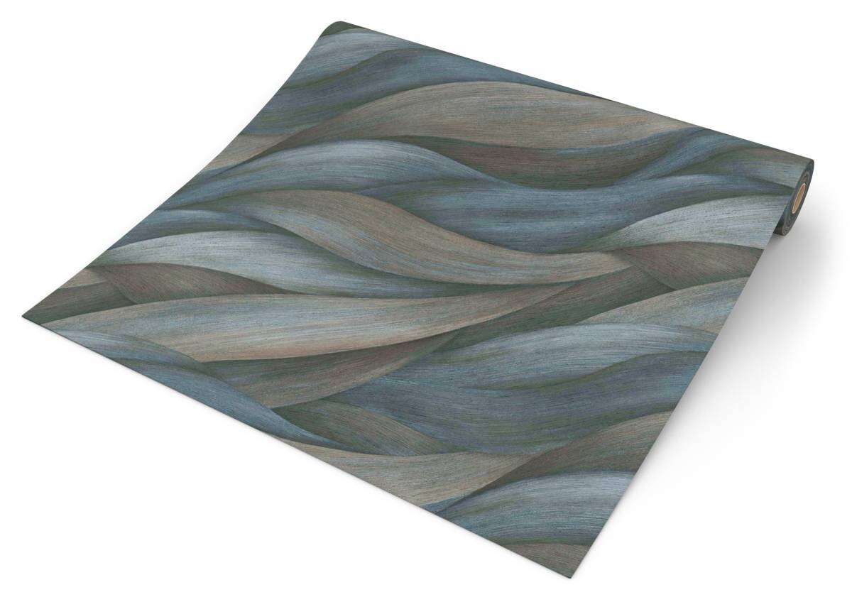 Erismann Vliestapete Grafik blau türkis B/L: ca. 53x1005 cm