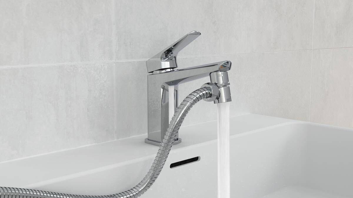 Eisl Waschbeckenbrause-Set Chrom B/H/L: ca. 3,3x18x150 cm