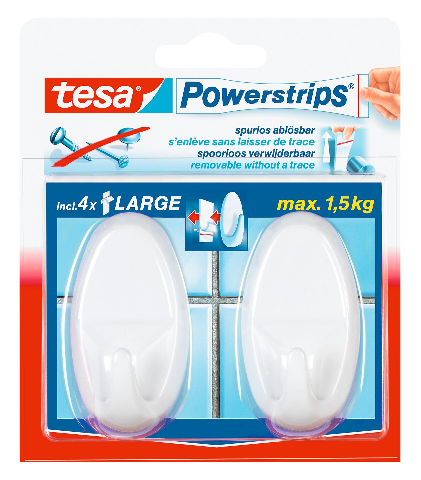 Powerstrips weiß Kunststoff B/H/L: ca. 36,8x69,4x22,9 cm