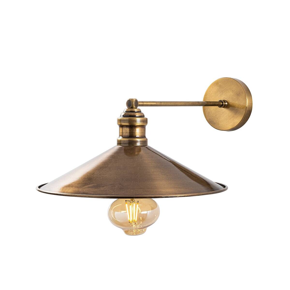 Opviq Wandleuchte Metall B/H/L: ca. 45x18x30 cm E27 1 Brennstellen