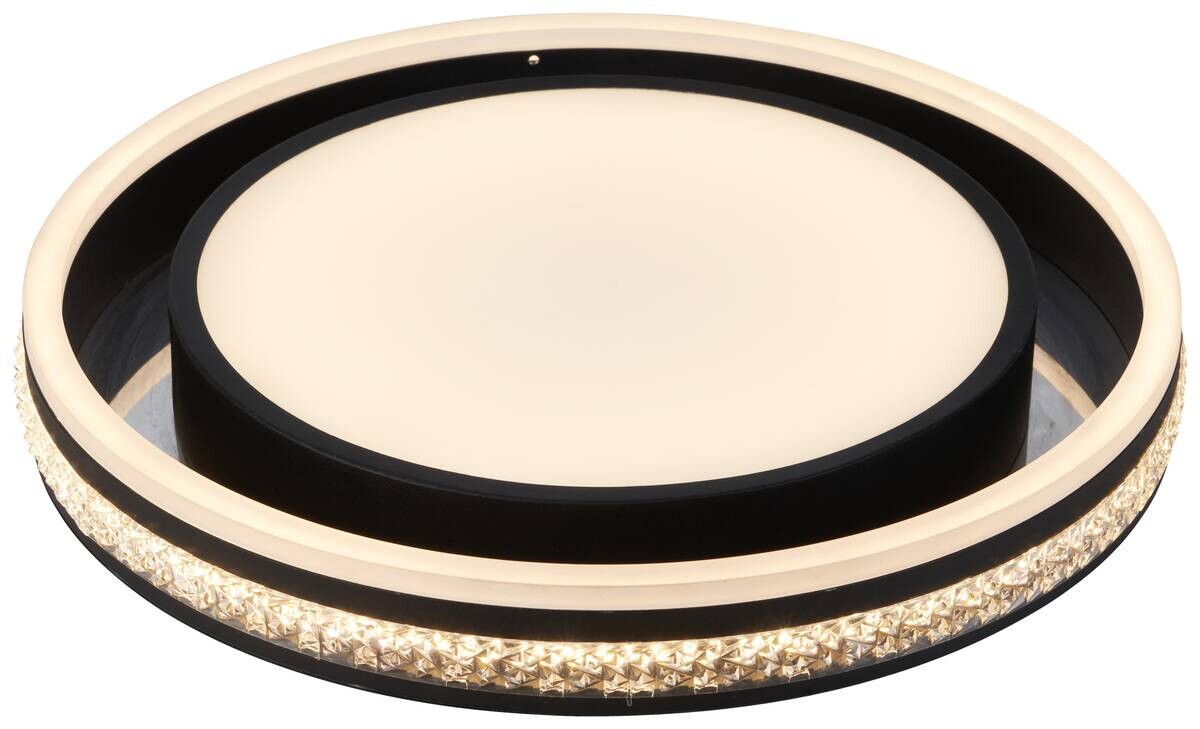 POCOline Deckenleuchte Hawaii schwarz Metall B/H/L: ca. 11x42x42 cm