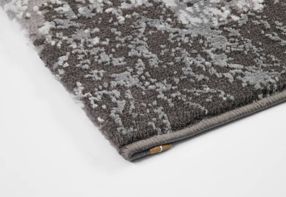 Webteppich Cosmo anthrazit B/L: ca. 80x150 cm