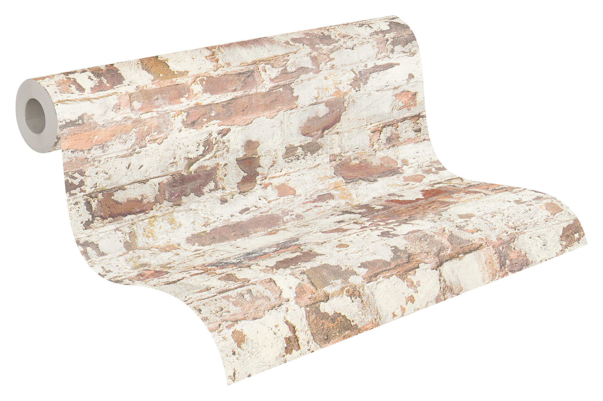 A.S.Creation Vliestapete weiß rot B/H/D: ca. 53x1005x8 cm