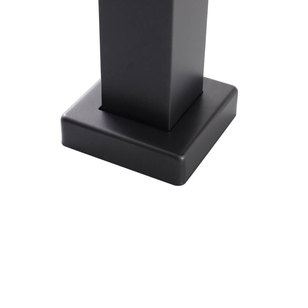 Pergola dunkelgrau Stahlrohr B/H/L: ca. 300x236x300 cm