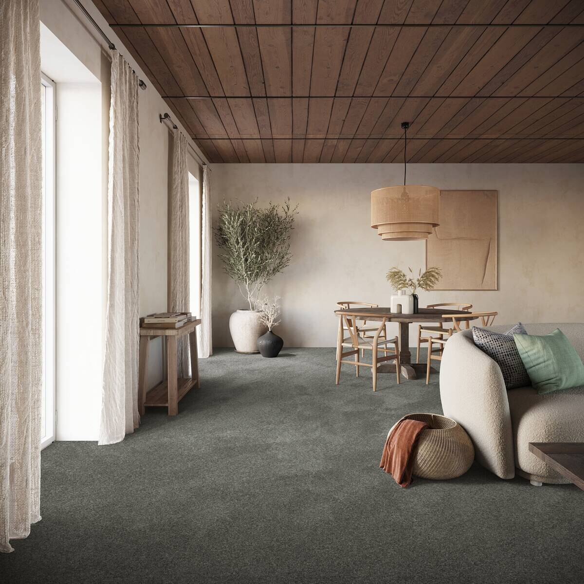 Dorado Teppichboden Garda grau B: ca. 400 cm pro m²