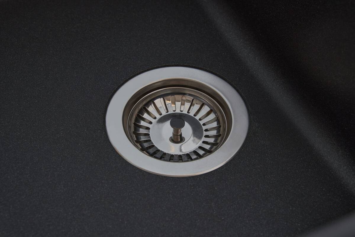 Respekta Einbauspüle Columbia 78 x 50 S schwarz Granitverbundmaterial B/H/T: ca. 100x18,5x50 cm