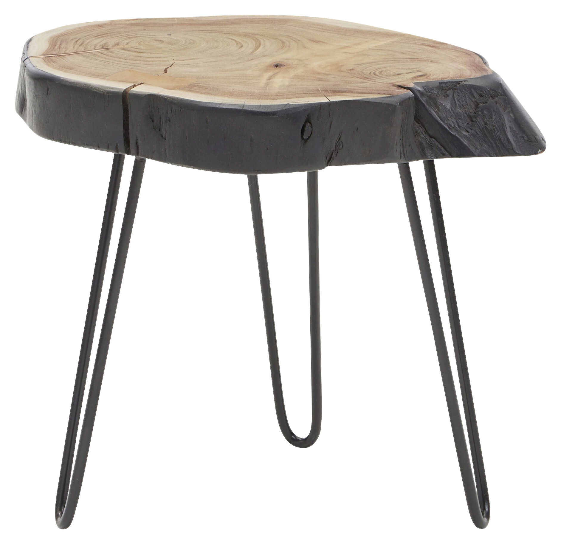 Beistelltisch braun Holz B/H/T: ca. 40x40x32 cm