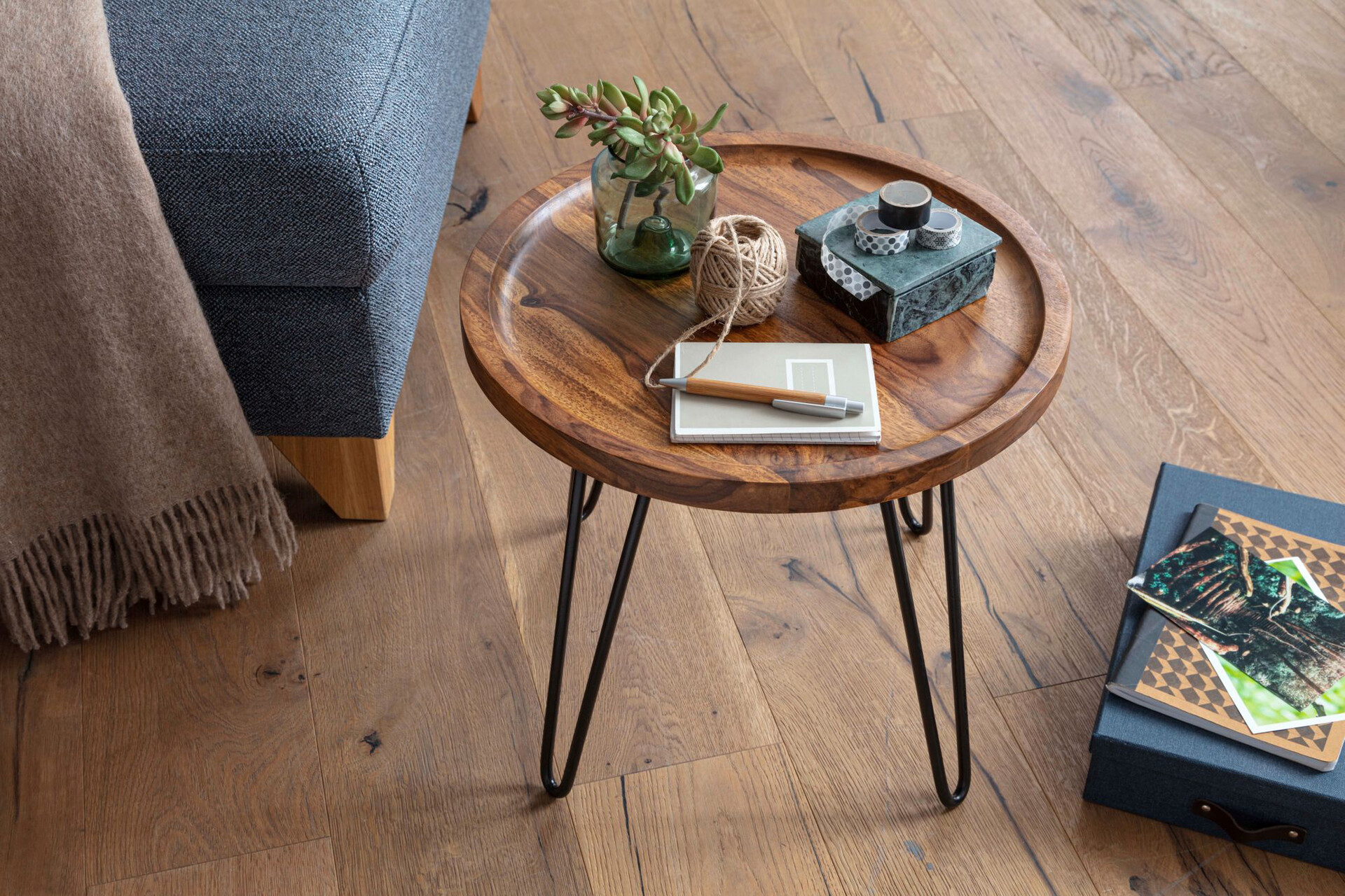 Wohnling Couchtisch braun H: ca. 40 cm