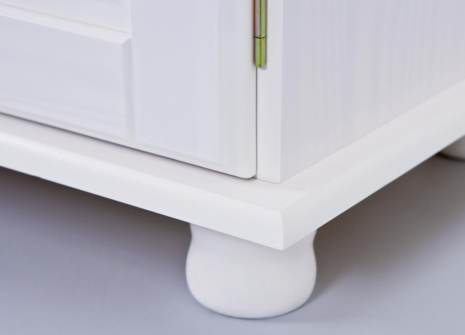 Buffet Siena weiß lackiert Kiefer B/H/T: ca. 130x198x43 cm