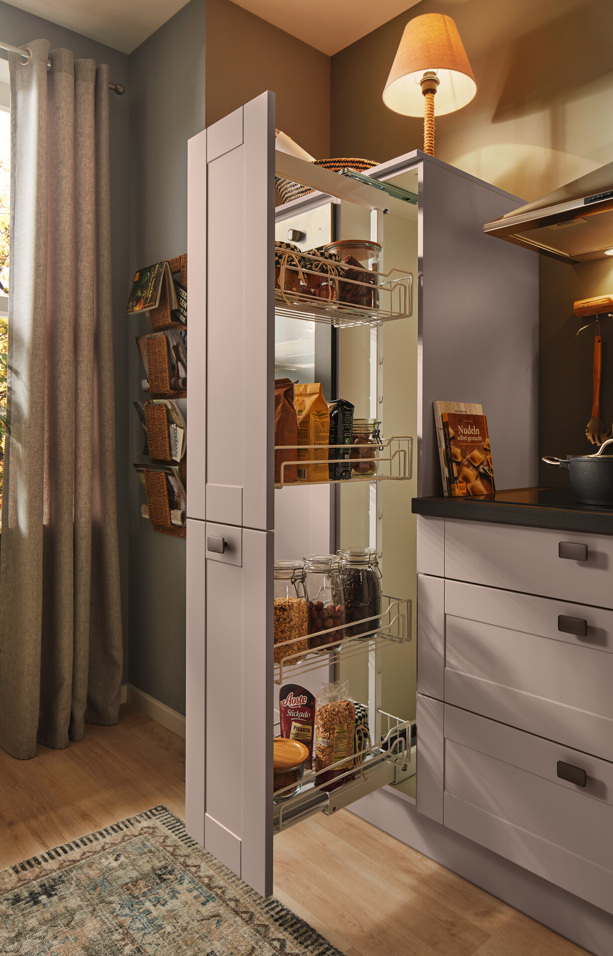 pino Küchenblock PN435 Kaschmirgrau B/T: ca. 270x60 cm