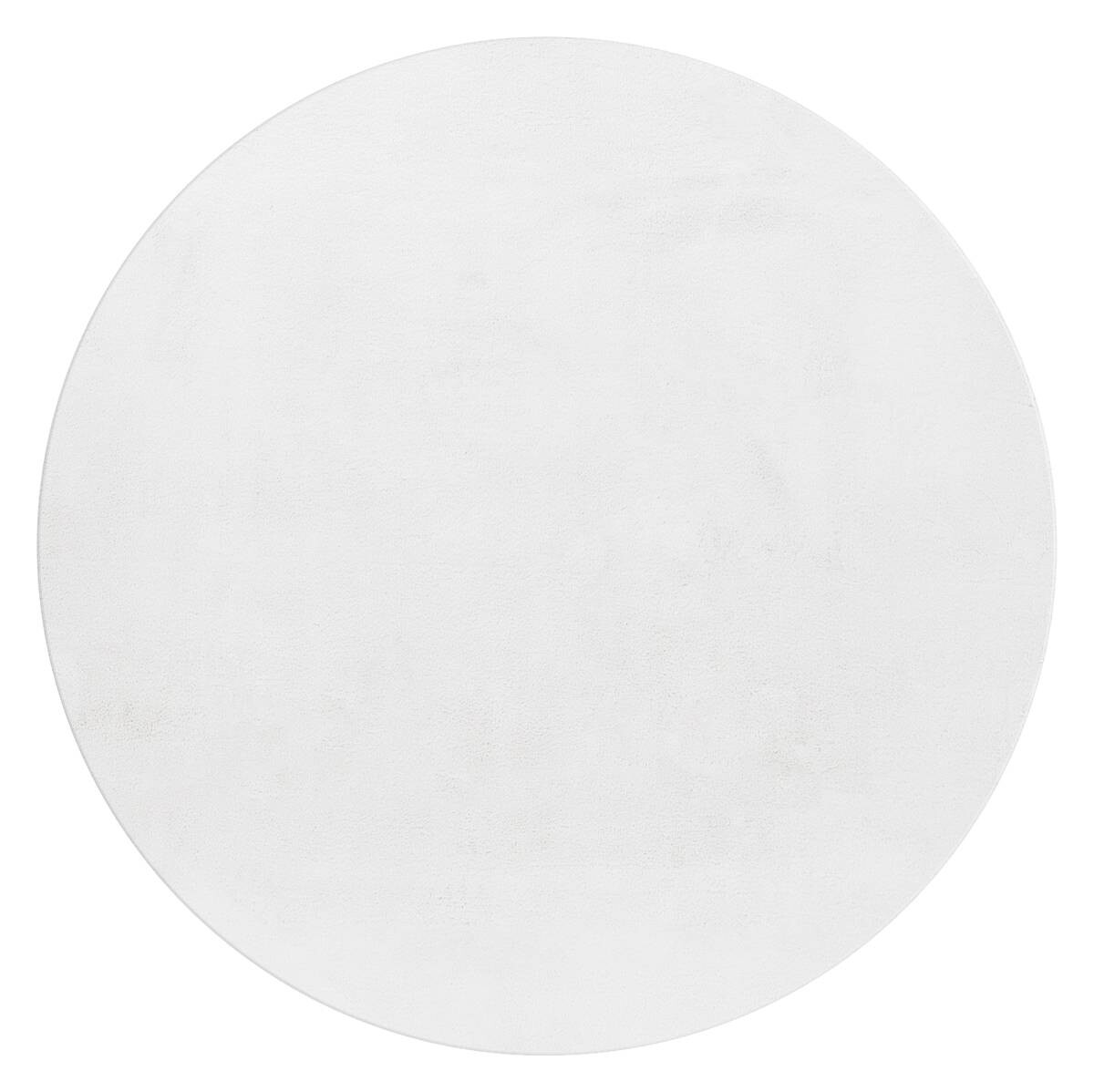 Ayyildiz Teppich POUFFY weiß B/L: ca. 160x160 cm