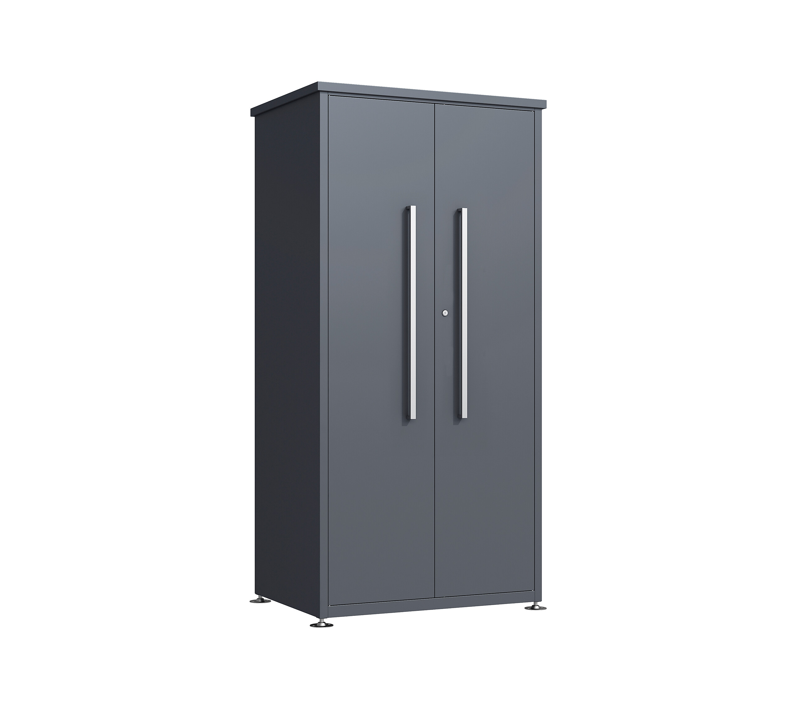 Westmann Gartenschrank Capsa anthrazit Stahl B/H/L: ca. 90x187x65 cm