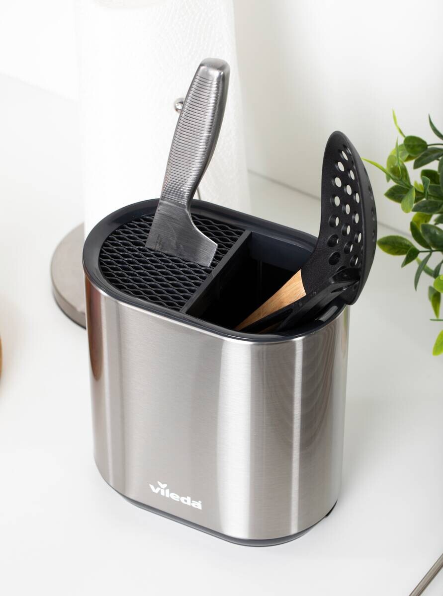 Vileda Küchenorganizer silber Kunstfell B/H/L: ca. 11,5x19,4x18 cm