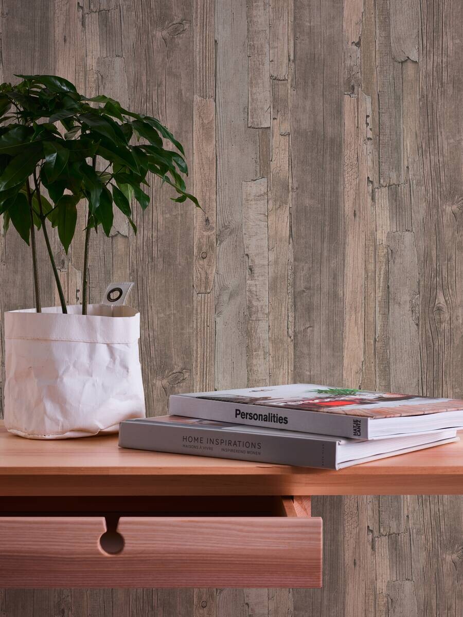 A.S.Creation Vliestapete braun beige B/H/D: ca. 53x1005x9 cm