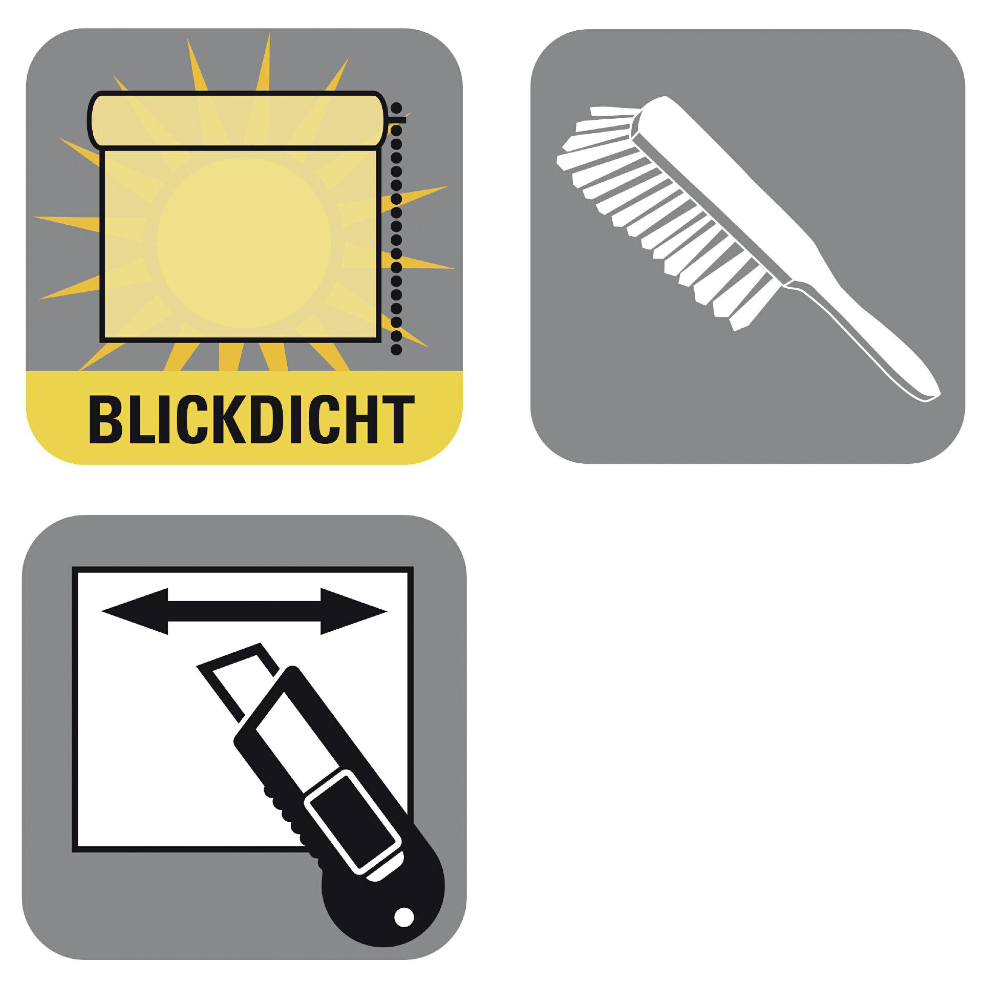 Klemmrollo weiß B/L: ca. 40x150 cm