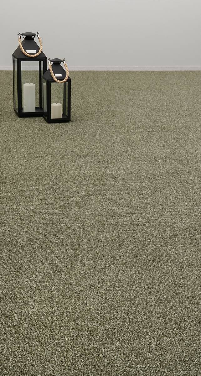 Teppichboden Java grün B: ca. 500 cm pro m²