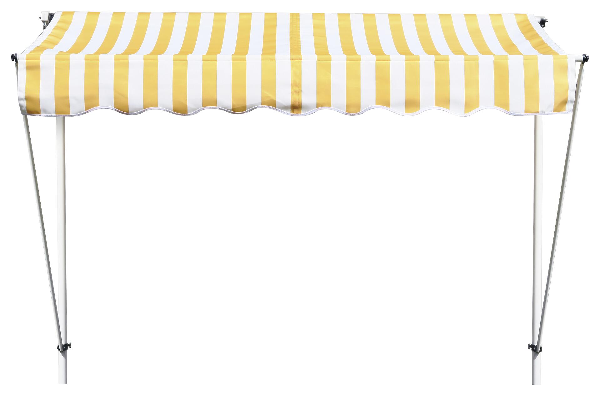 Grasekamp Klemm-Markise Ontario gelb B/L: ca. 205x130 cm
