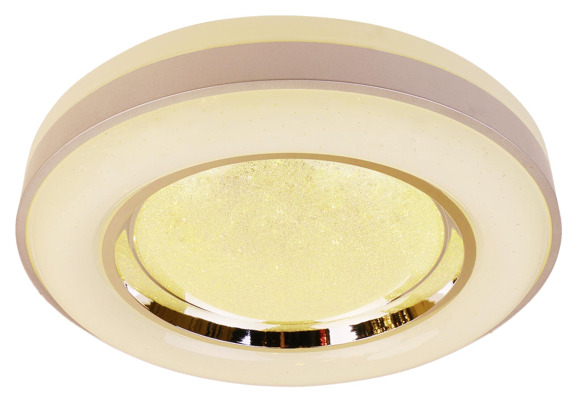 POCOline Deckenleuchte Younes weiß silber Metall Acryl D: ca. 48 cm