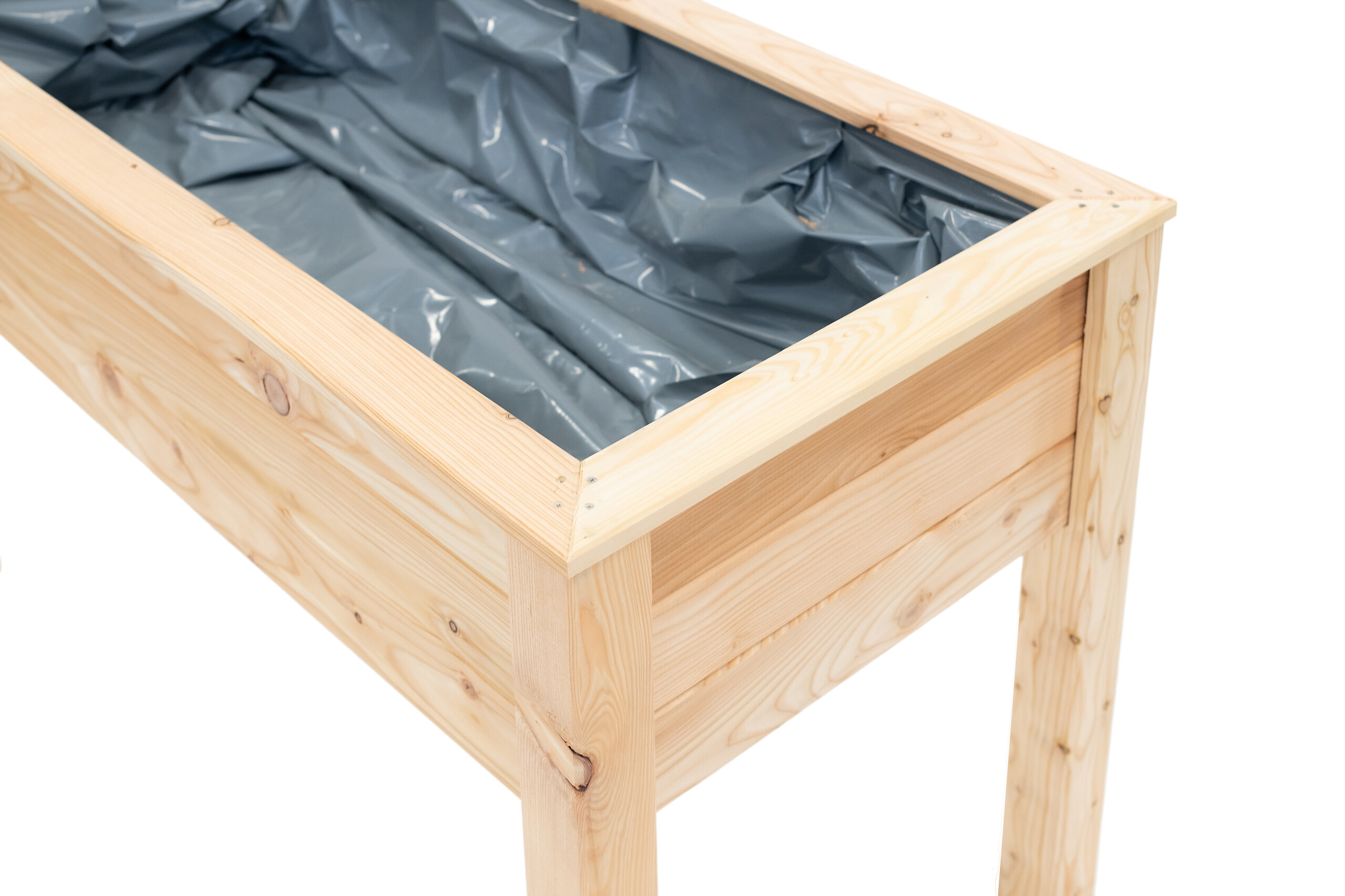 Westmann Stelzenhochbeet natur Lärche H/T/L: ca. 75x65x120 cm