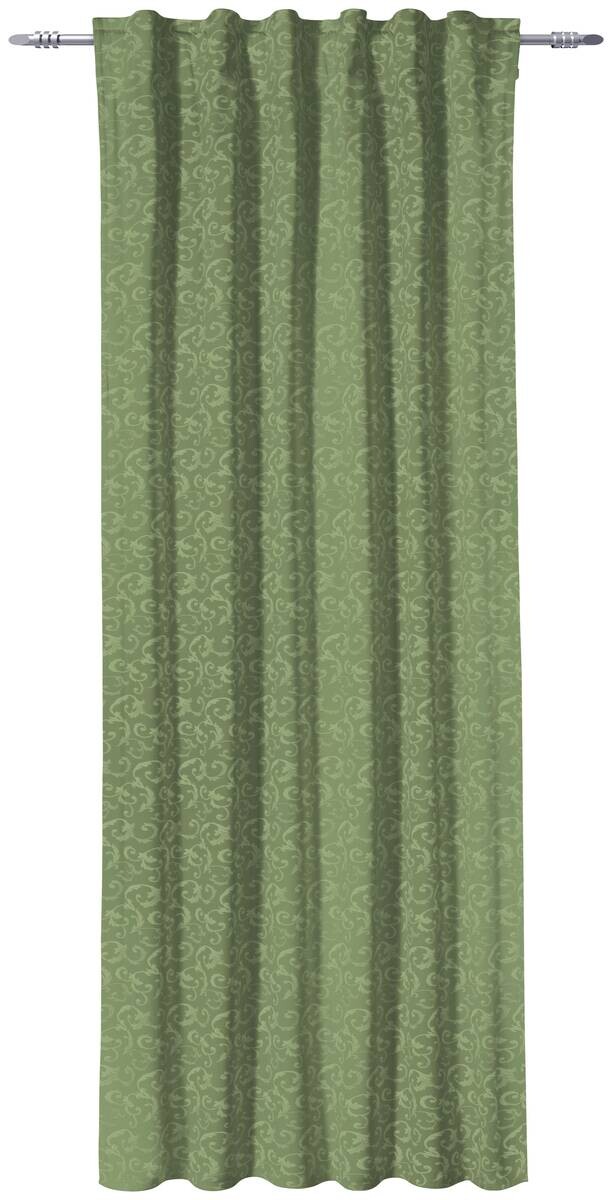 POCOline Kombivorhang Ranke grün B/L: ca. 135x245 cm