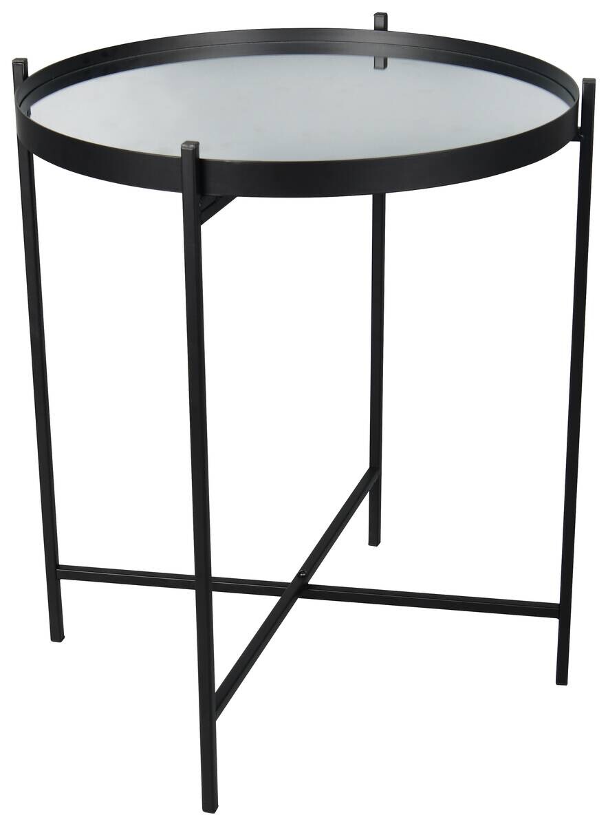 Beistelltisch Verena schwarz H/D: ca. 51x45 cm