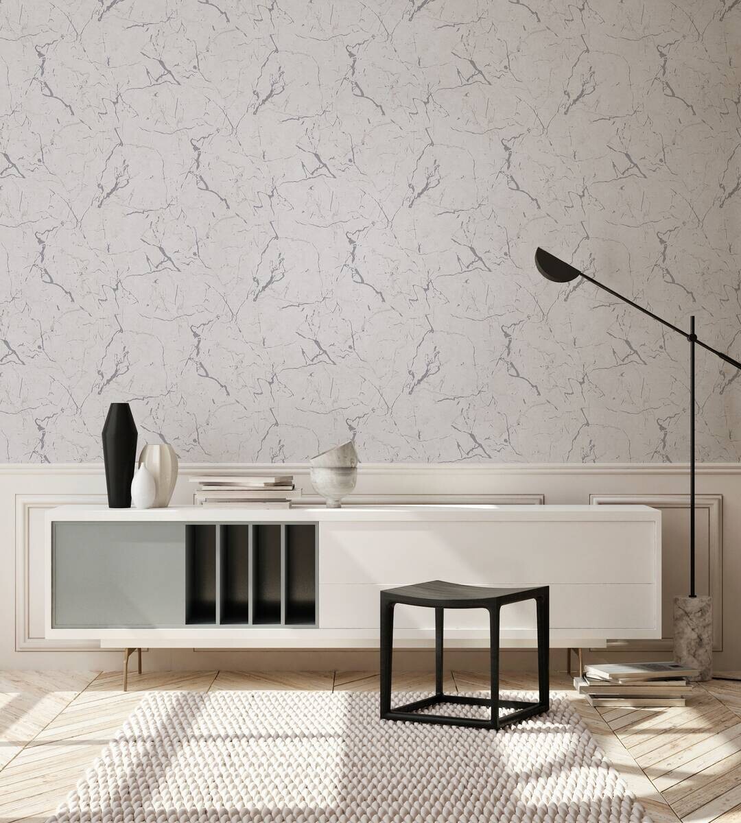 A.S.Creation Vliestapete grau B/H/D: ca. 53x1005x8 cm