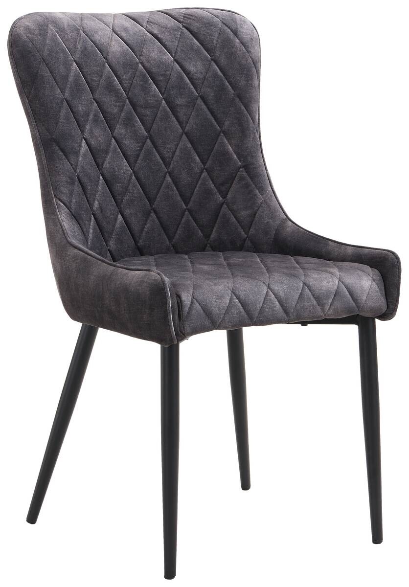 Stuhl Jackson anthrazit Samtoptik B/H/T: ca. 51x95x60 cm Stuhl Jackson anthrazit Samtoptik B/H/T: ca. 51x95x60 cm