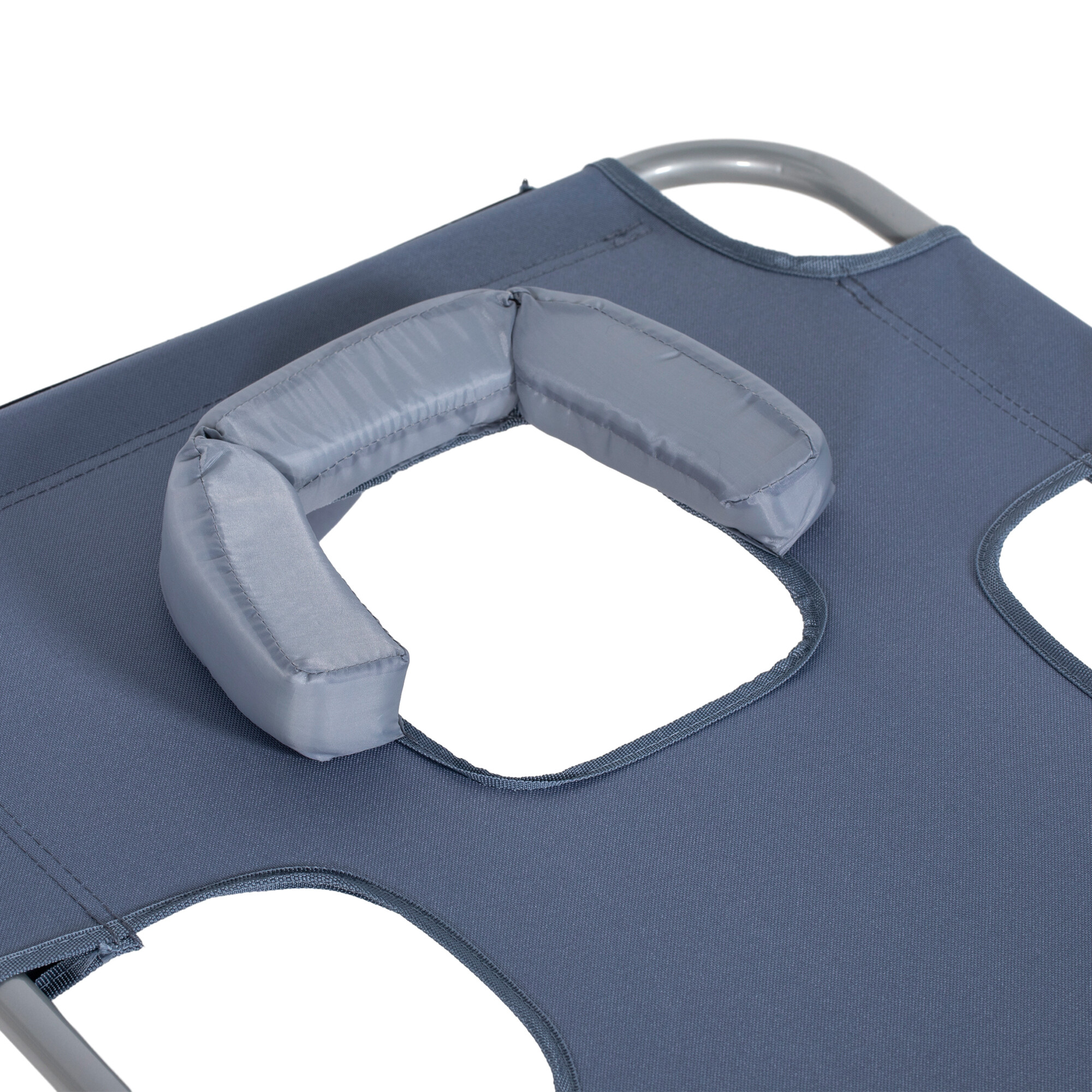 Outsunny Sonnenliege grau Polyester B/H/L: ca. 55x29x185 cm