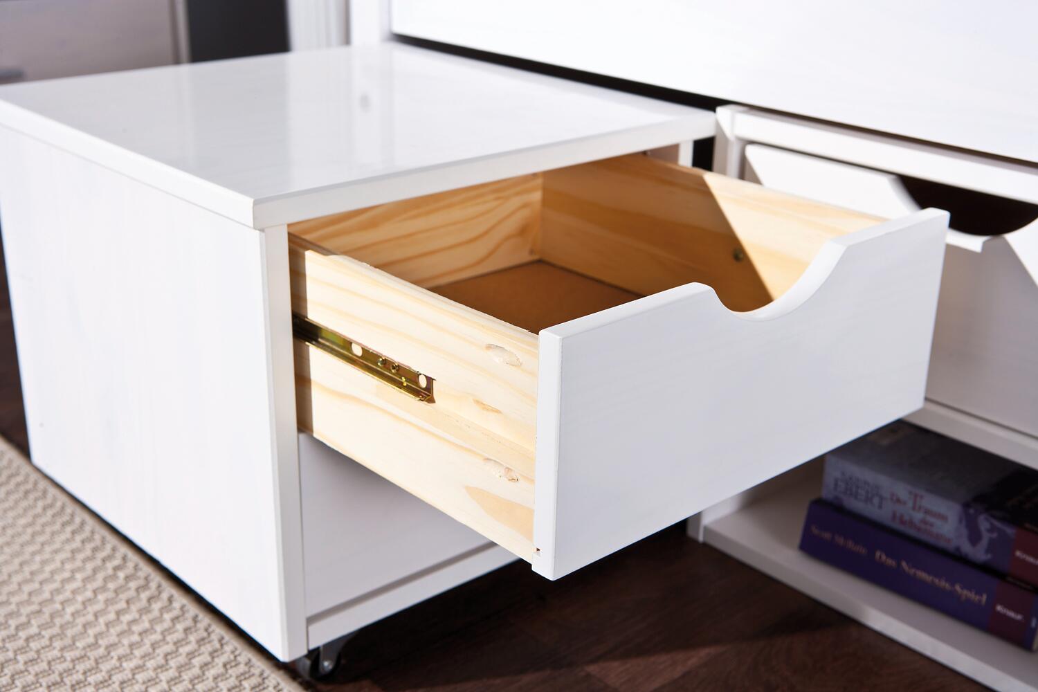 Funktionsbett Till weiß Liegefläche B/L: ca. 90x200 cm