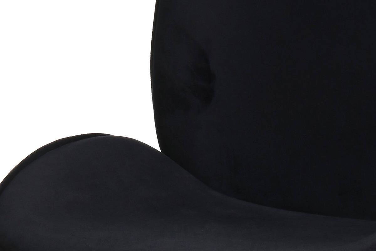 Stuhl Charlize 100 2er schwarz Microfaser B/H/T: ca. 48x87x59 cm