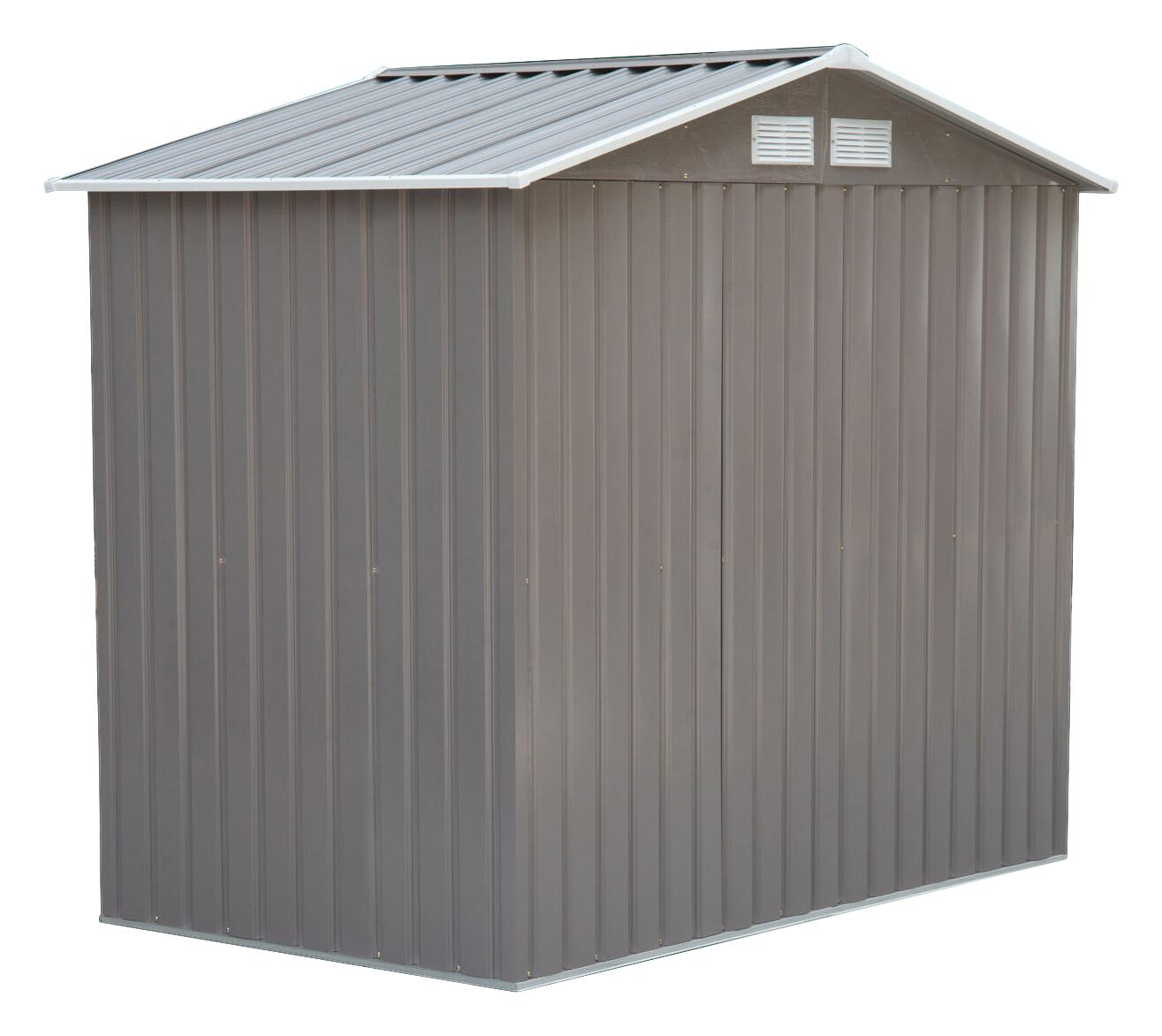 Outsunny Gartenhaus grau B/H/L: ca. 117x185x213 cm