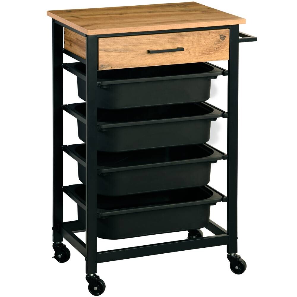 Kesper Küchenwagen natur Spanplatte B/H/T: ca. 47x85x37 cm