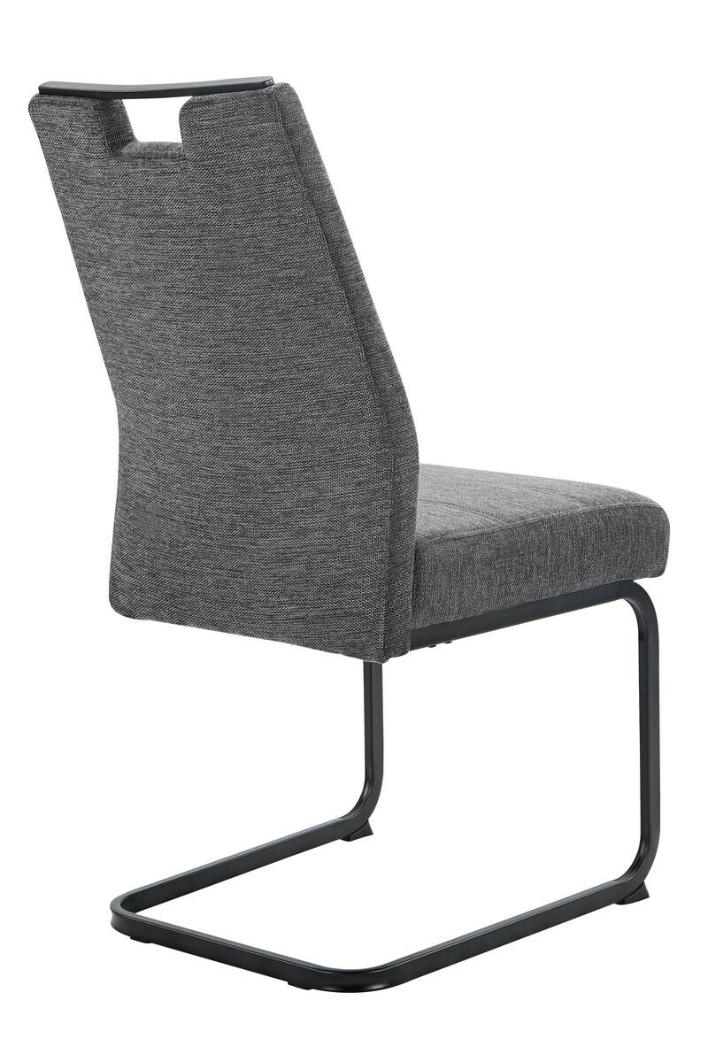 Schwingstuhl Kerstin II anthrazit Webstoff B/H/T: ca. 47x100x65 cm