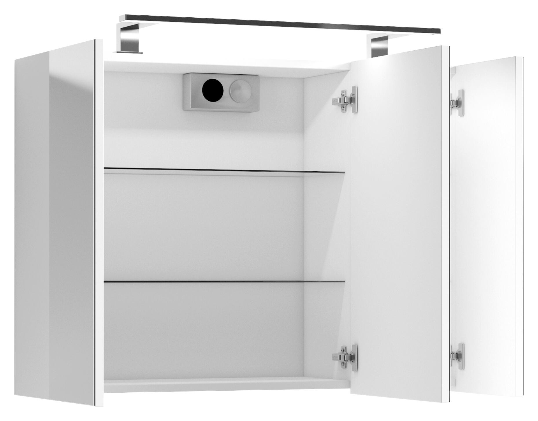 Spiegelschrank SPREE weiß B/H/T: ca. 80x60x15 cm