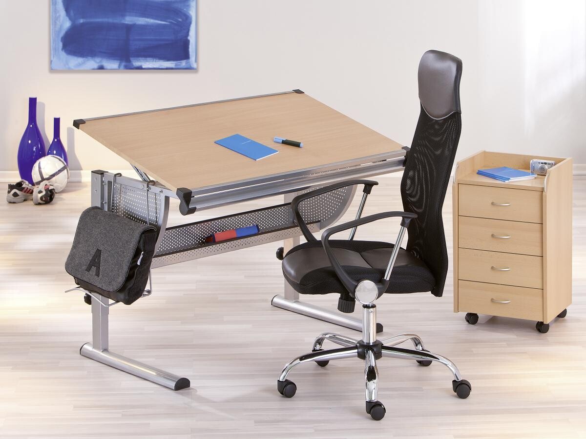 Drehstuhl Torino schwarz Kunstleder