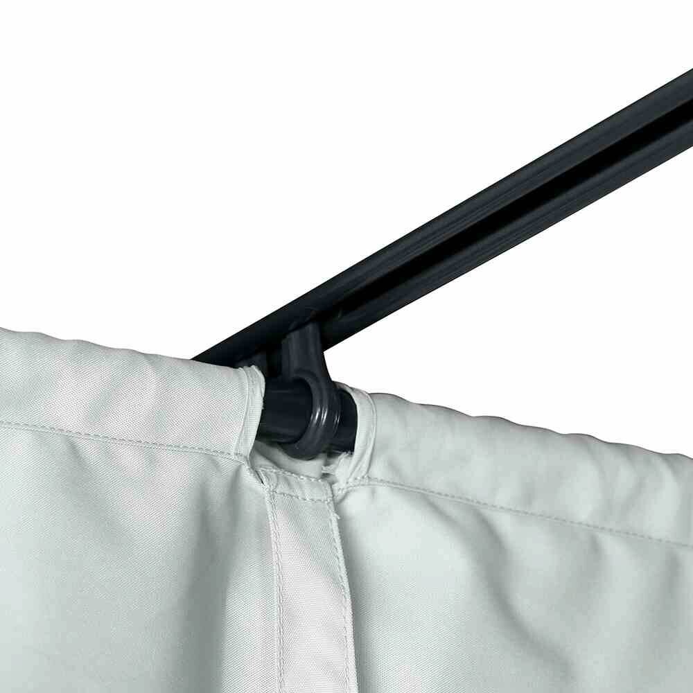 Gardamo Pavillon SKY grau Aluminium