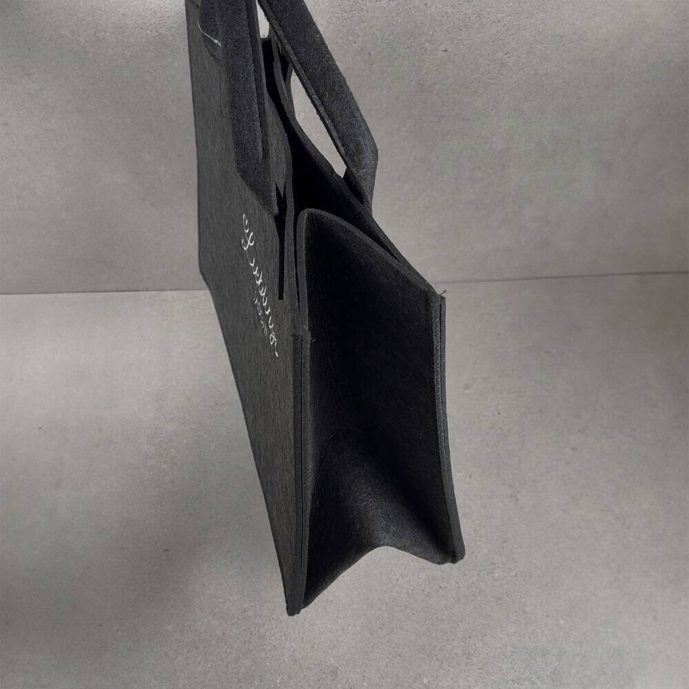 Kesper Tasche Filz grau Polyester B/H/L: ca. 25x34x50 cm